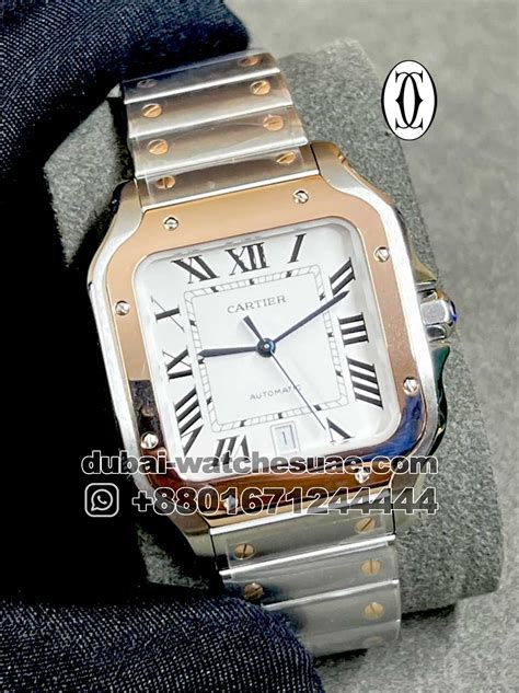 cartier santos mens watch replica|cartier look alike watches.